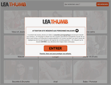 Tablet Screenshot of leathumb.com